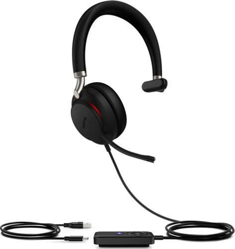 Yealink UH38 Mono UC Kopfhörer Verkabelt & Kabellos Kopfband Anrufe/Musik USB Typ-C Bluetooth Schwarz