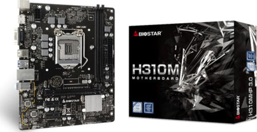 Biostar H310MHP 3.0 Motherboard Intel H310 LGA 1151 (Socket H4) micro ATX