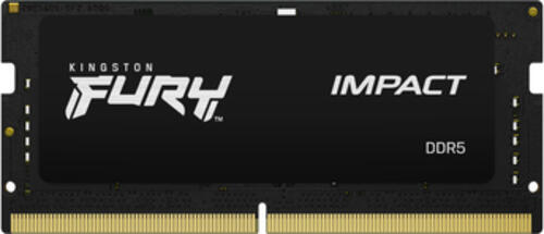 DDR5RAM 8GB  DDR5-4800 Kingston FURY Impact SO-DIMM    on-die ECC,  CL38-38-38
