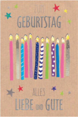 Susy Card 40051024 Gruß-/Beileidskarte Standard-Grußkarte Geburtstag 1 Stück(e)