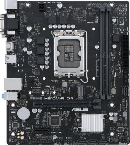 ASUS PRIME H610M-R D4 Intel H610 LGA 1700 micro ATX