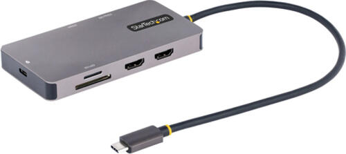 StarTech.com 120B-USBC-MULTIPORT Notebook-Dockingstation & Portreplikator Verkabelt USB 3.2 Gen 1 (3.1 Gen 1) Type-C Grau