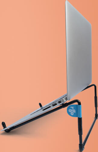 R-Go Tools Steel R-Go Travel Laptop-Ständer, schwarz