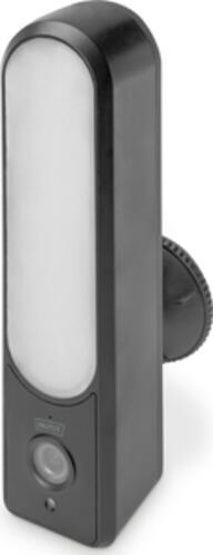 Digitus Smarte Full HD-Außenkamera mit LED-Flutlicht, WLAN + Sprachsteuerung