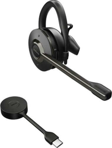 Jabra Engage 55 Headset Wireless Ear-hook Office/Call center Black, Titanium