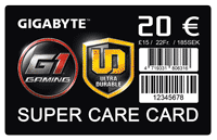 GIGABYTE SUPER CARE CARD 20 Euro