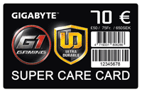 GIGABYTE SUPER CARE CARD 70 Euro