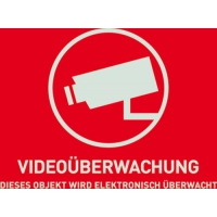 ABUS Warnaufkleber Videoberwachung