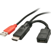 Lindy 41080 USB-Grafikadapter Schwarz, Rot