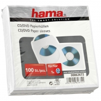 1x100 Hama CD-ROM-Papierhüllen