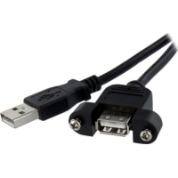 StarTech.com 30cm USB A auf A Blendenmontage