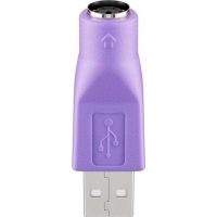 Goobay 69918 Kabeladapter USB PS/2 Violett