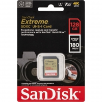 128 GB SanDisk Extreme SDXC Speicherkarte,