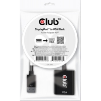 CLUB3D DisplayPort to VGA Black