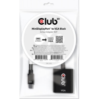 CLUB3D MiniDisplayPort to VGA Black
