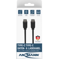 Ansmann 1700-0122 USB Kabel 2 m USB C Schwarz