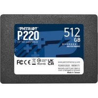 512 GB SSD Patriot P220, SATA 6Gb/s,