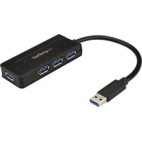 4-Port USB 3.0 Hub mit Ladeanschluss