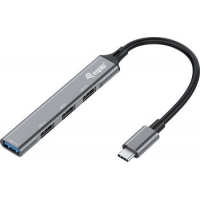 Equip 4 Port USB Hub, USB-C 3.0 [Stecker] 