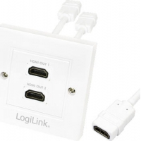 LogiLink HDMI 1.4 Wanddose mit