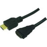 2m HDMI-Kabel Stecker/ Buchse LogiLink 