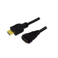 1m HDMI-Kabel Stecker/ Buchse LogiLink