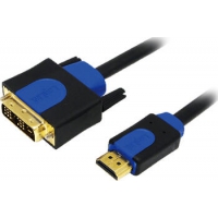 5m HDMI/ DVI-Kabel Stecker/ Stecker Logilink 