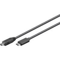 0,5m USB 2.0-Kabel, Typ-C auf Typ-B-Mini