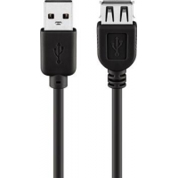2m USB 2.0-Kabel, Hi-Speed-Verlängerungskabel,