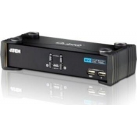 2-Port KVM-Switch DVI-I mit USB/ Audio, Aten 
