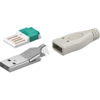 Goobay USB A-Stecker zur werkzeugfreien