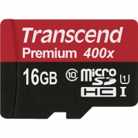 16GB Transcend Premium Kit Class10
