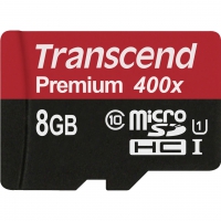 8GB Transcend Premium Kit microSDHC