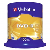 Verbatim DVD-R 4.7GB 16x, 100er