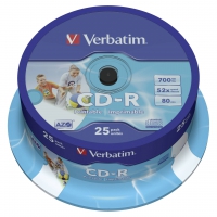VERBATIM CD-R 52x 25er Spindel