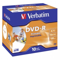 VERBATIM DVD-R 16X 10er PS Pack DVD-Rohlinge 