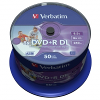 Verbatim DVD+R 8.5GB DL 8x, 50er