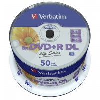 VERBATIM DVD+R 8x 50er DL Spindel