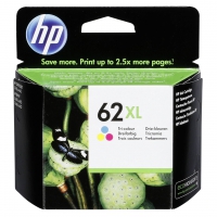 HP 62 XL Druckkopf mit Tinte farbig