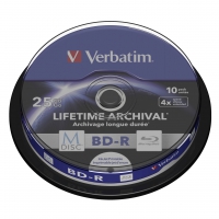 25GB Verbatim 4x BD-R 10er Spindel