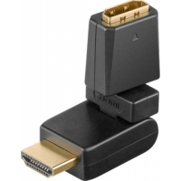 Goobay HDMI-Adapter 360, vergoldet