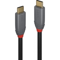 Lindy 36901 USB Kabel 1 m USB C Schwarz, Grau