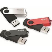 3x 8 GB Verico Flip, silber,rot,schwarz,