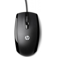 HP X500 Wired Mouse schwarz, USB Maus 