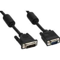 2m DVI-A/ VGA-Kabel Stecker/ Stecker InLine 