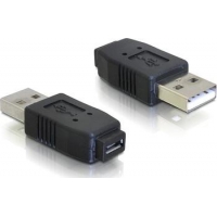 Delock Adapter USB micro-A+B Buchse
