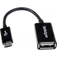 0,13m Micro USB auf USB OTG Adapter