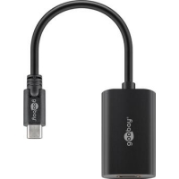 0,2m USB-C auf HDMI Adapter, schwarz 
