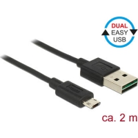 2m USB 2.0 Kabel, Typ-A Stecker
