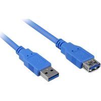 1m USB 3.0-Kabel TypA Stecker auf